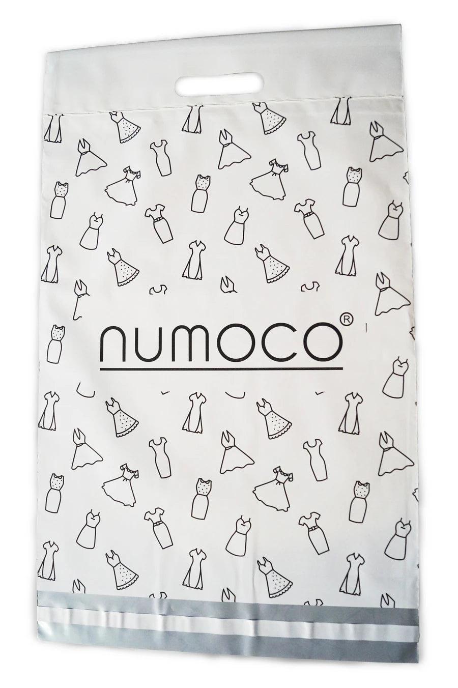 Small fillbag – White Matt + Black Numoco Logo With Handle
