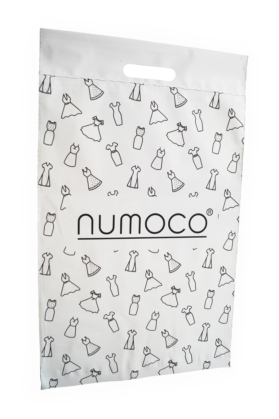 Small fillbag – White Matt + Black Numoco Logo With Handle