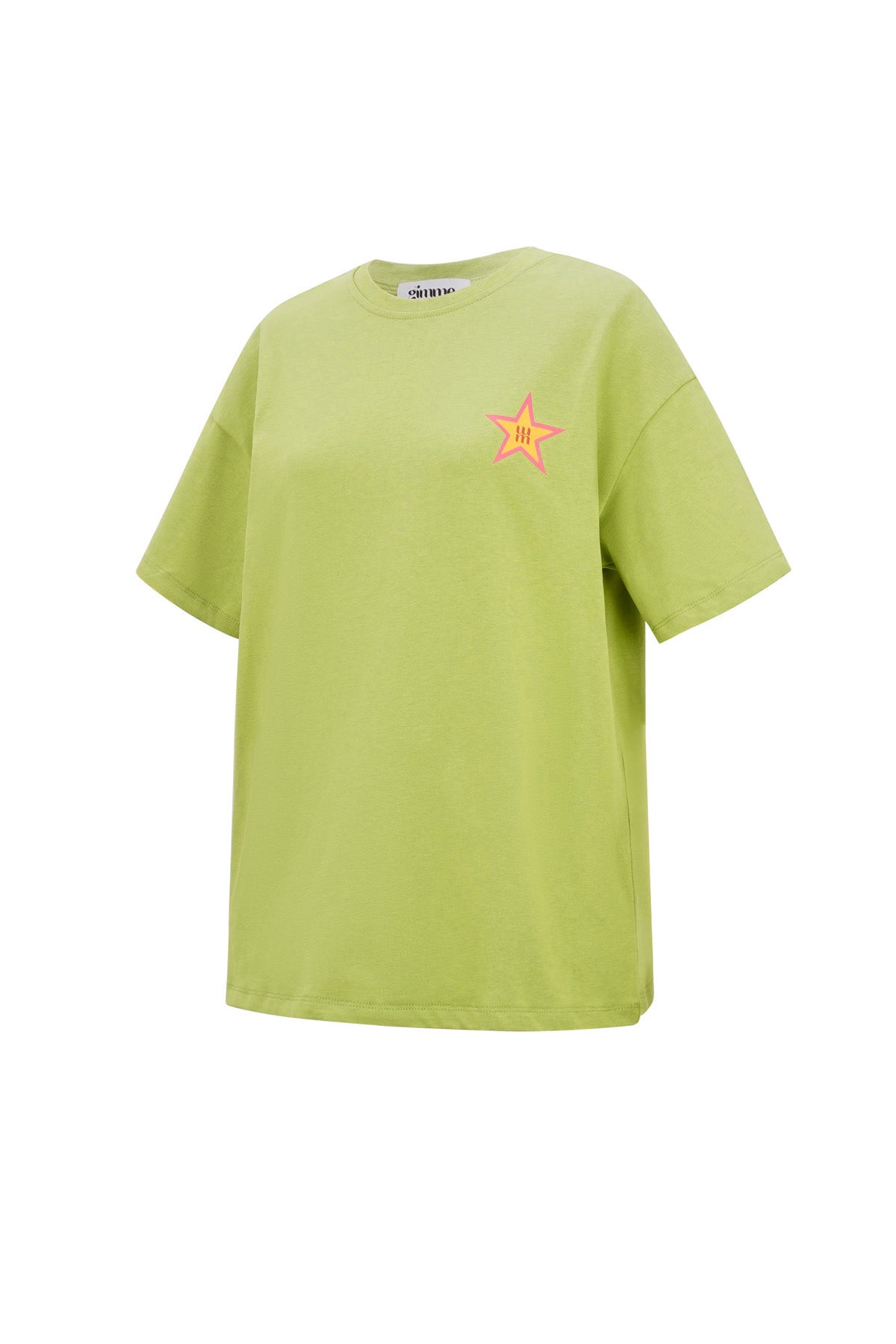 Cotton Women's T-shirt Casual Star Embroidery