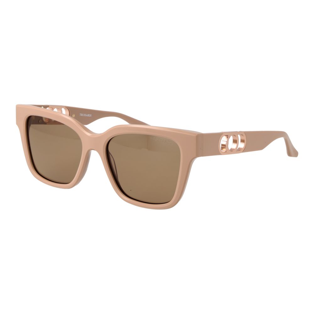 Beige Acetate Sunglasses