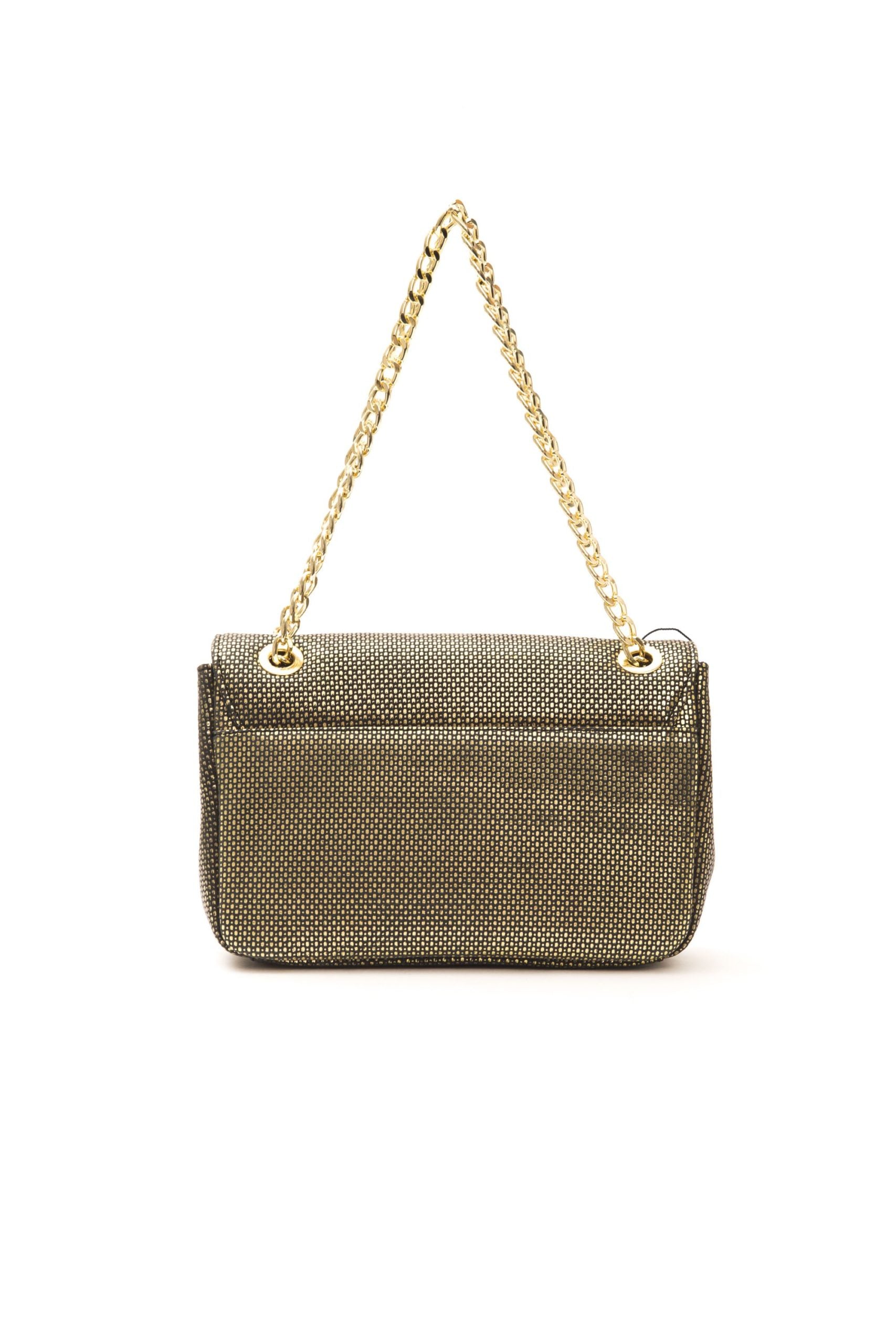 Černá kožená dámská crossbody taška