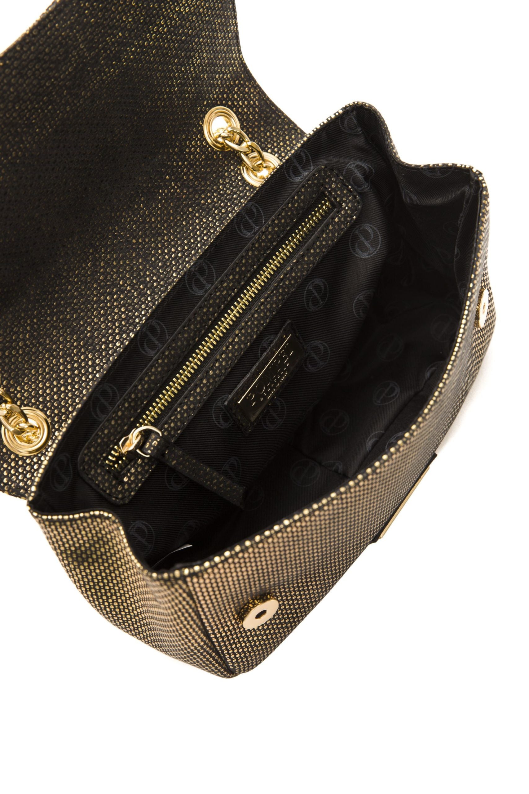 Černá kožená dámská crossbody taška