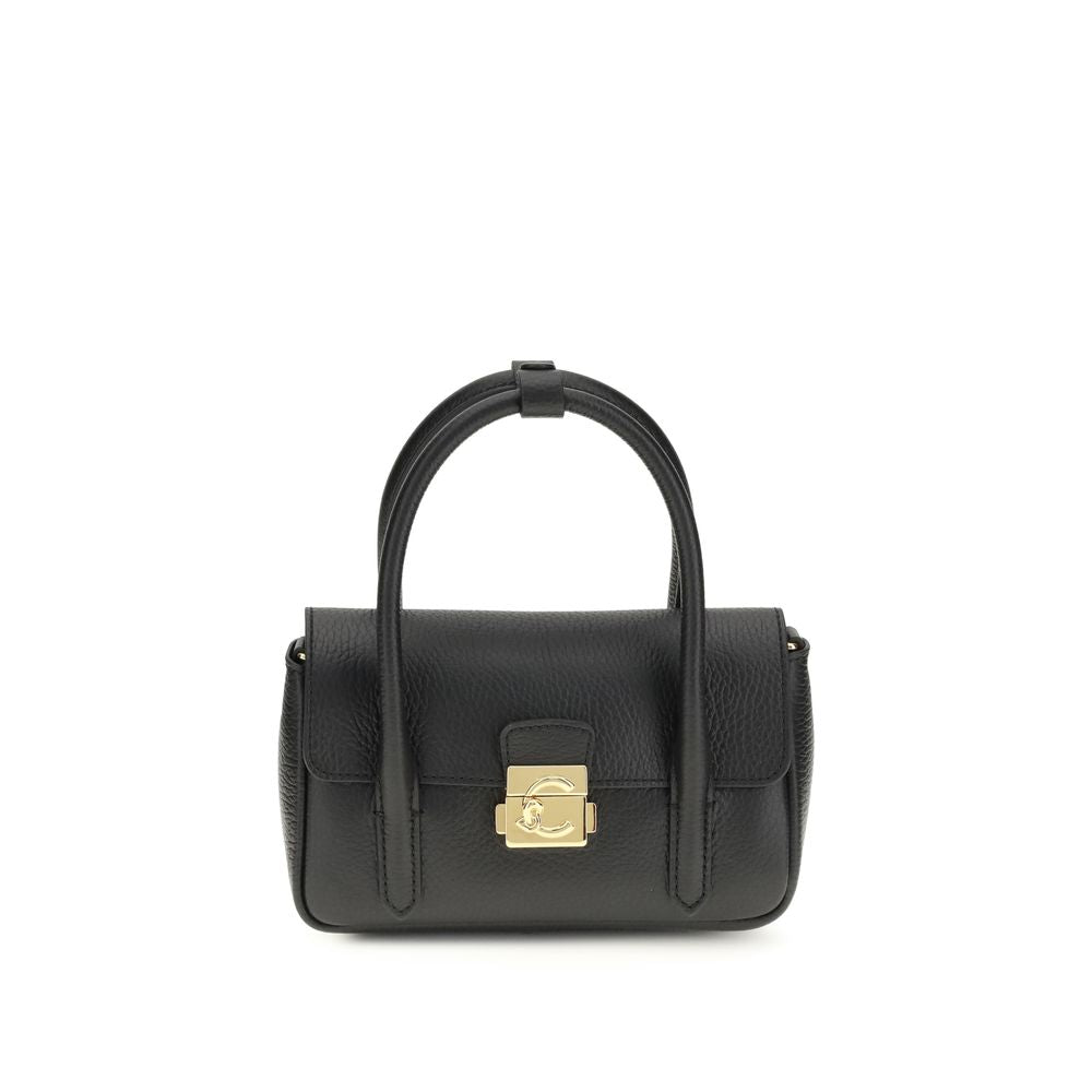 Black Calf Leather Bos Taurus Handbag