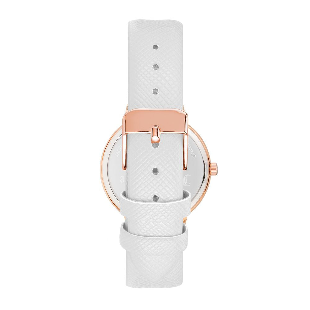 White Plastic Dress Watch