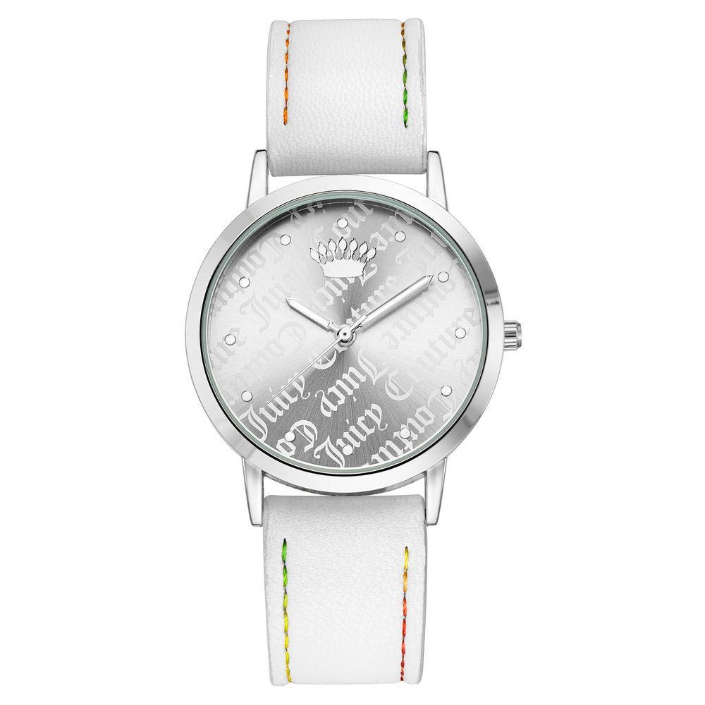 White Plastic Dress Watch