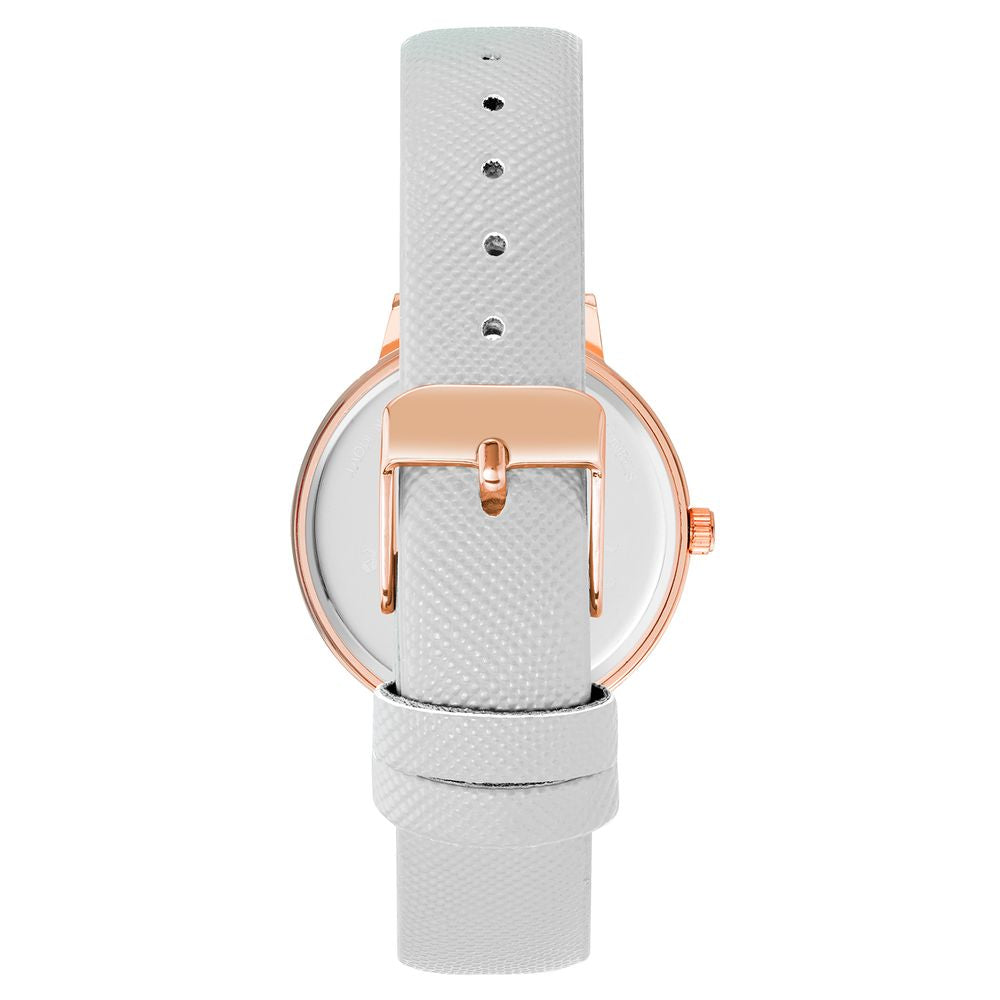 White Plastic Dress Watch