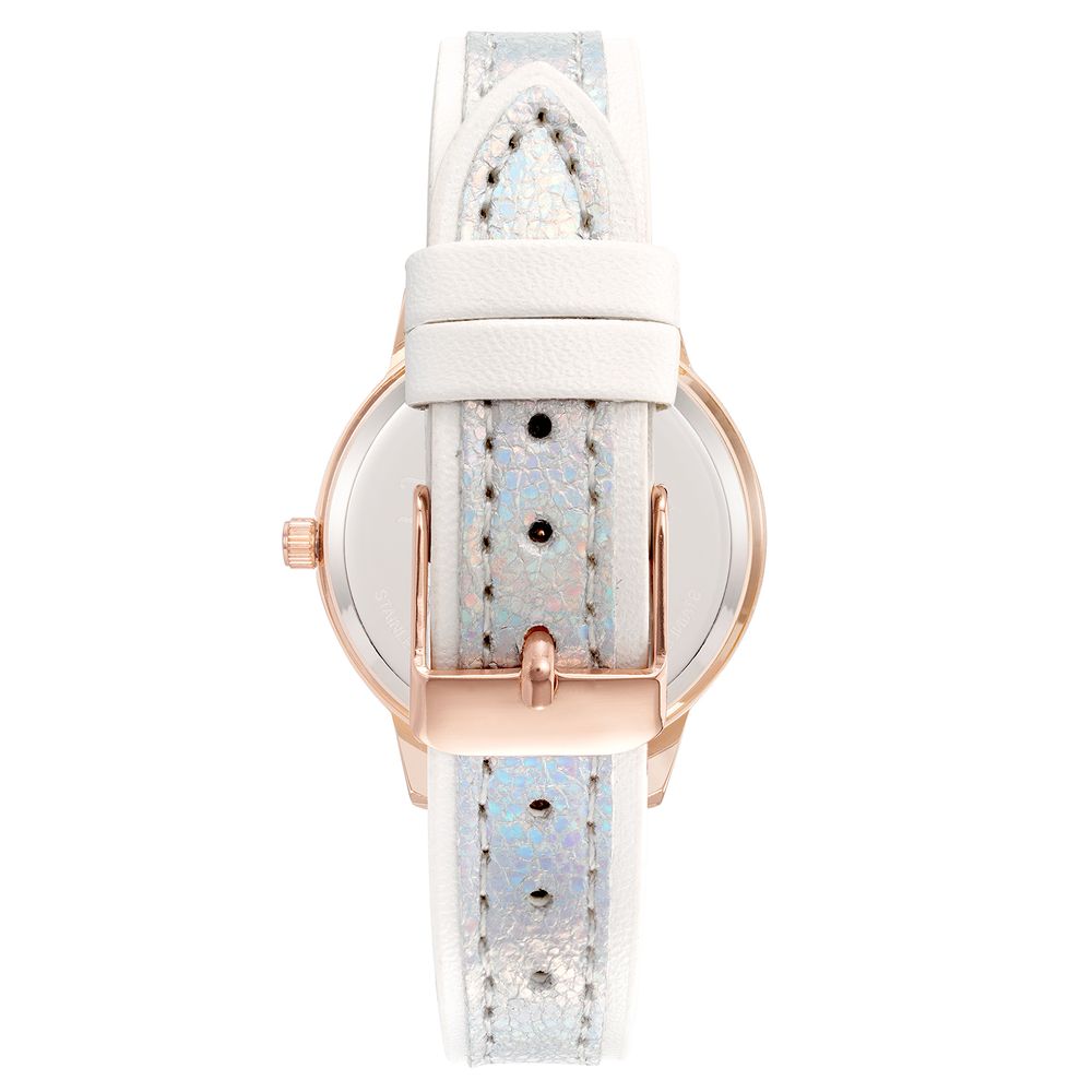 White Plastic Dress Watch