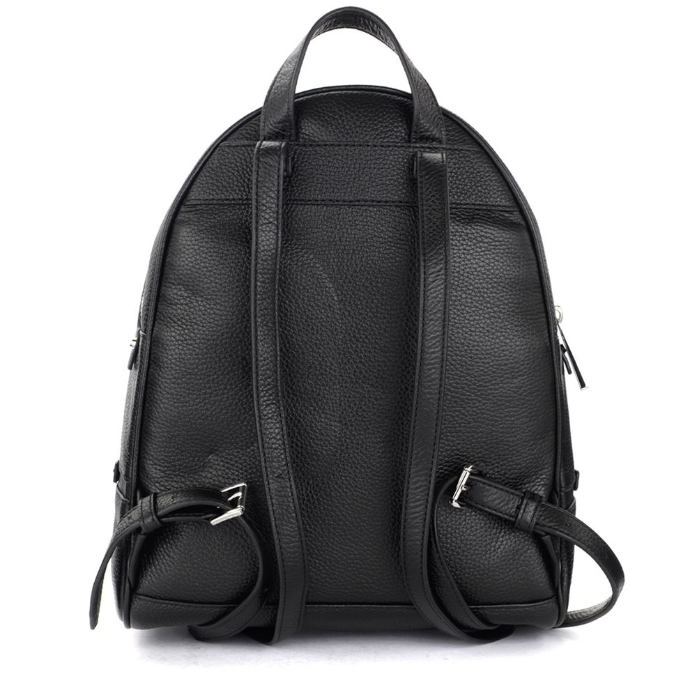 Black Leather Backpack