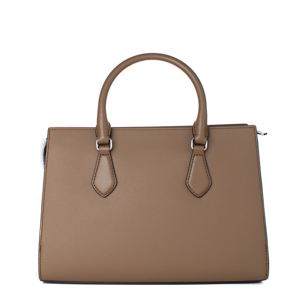 Brown Canvas Handbag