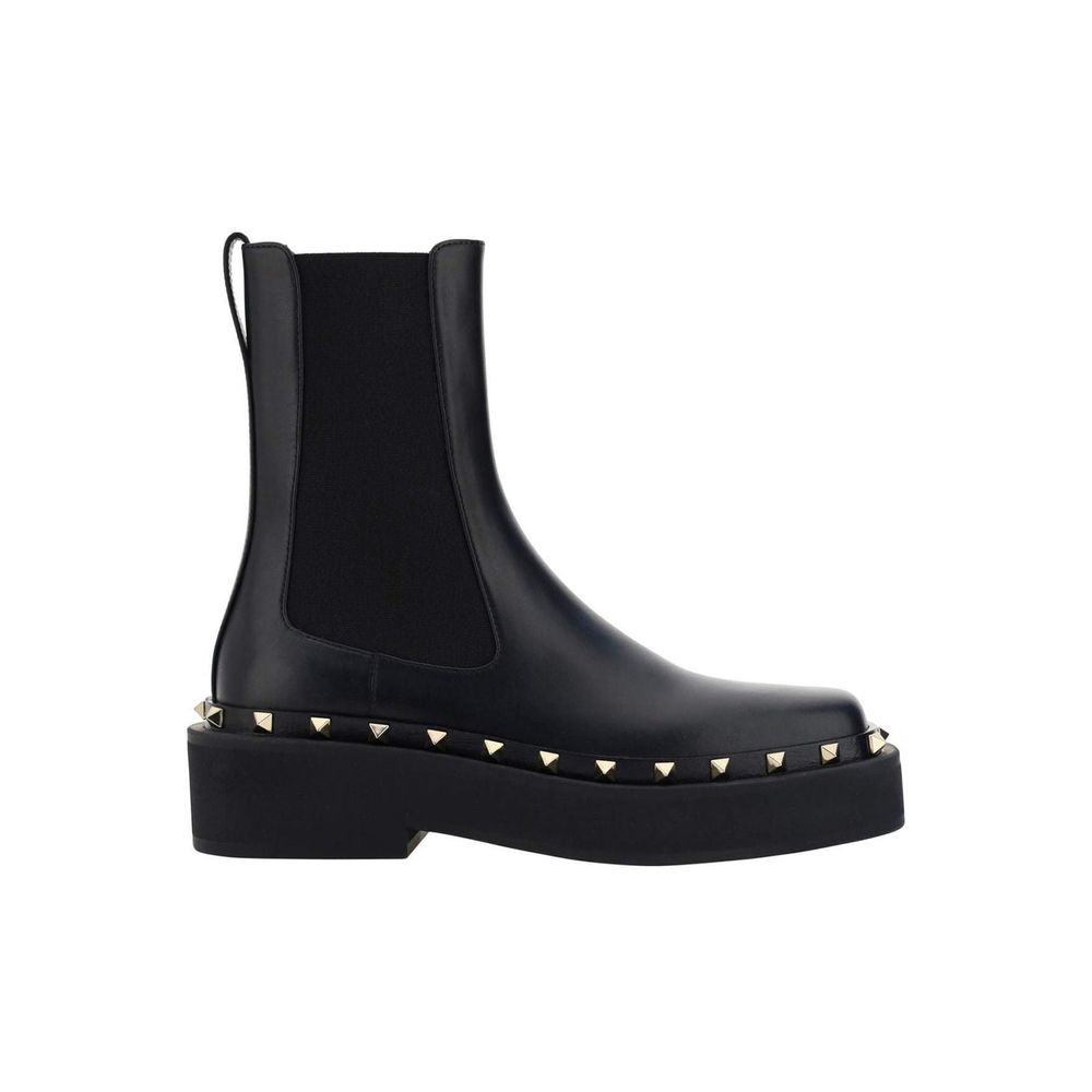 Black Calfskin Boots