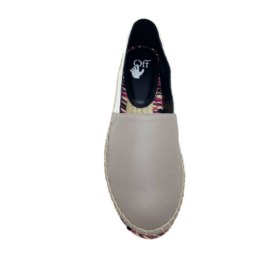 Beige Calfskin Espadrilles