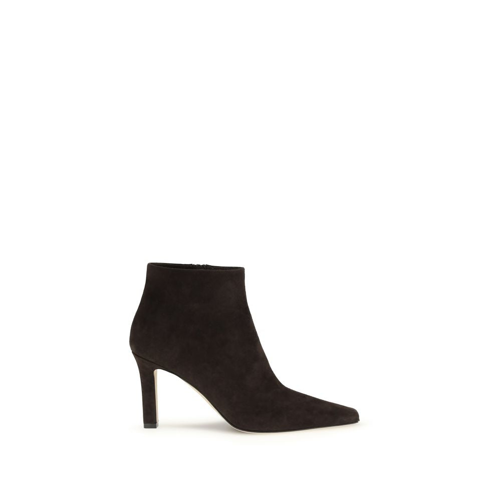 Brown Goatskin Ankle Boots
