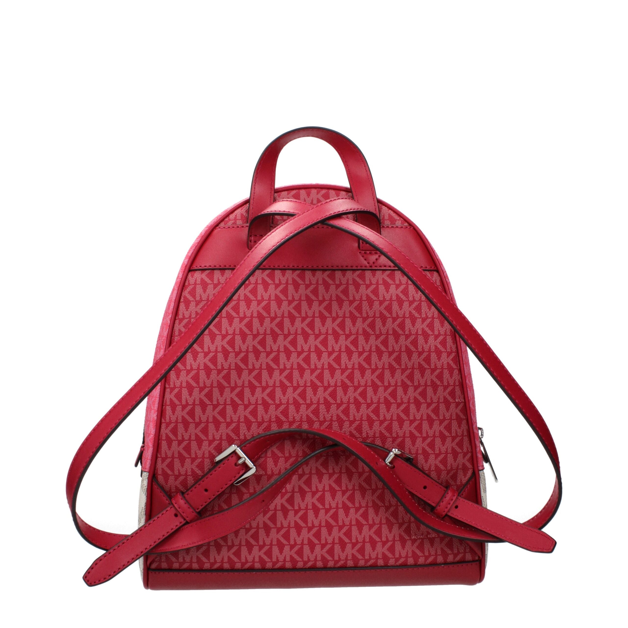 Beige Fabric Backpack