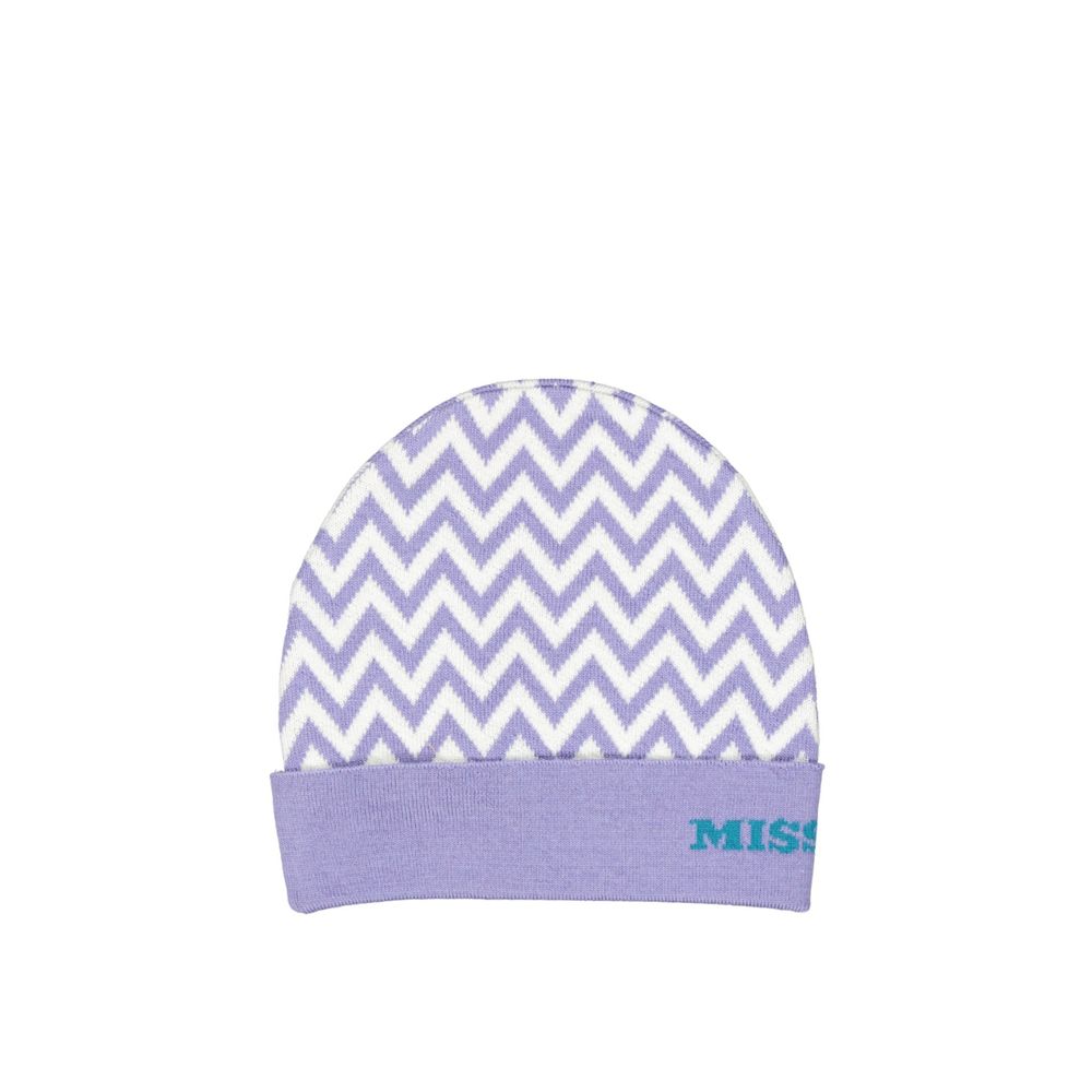 Purple Wool Beanie