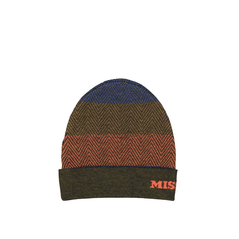 Bicolor Wool Beanie