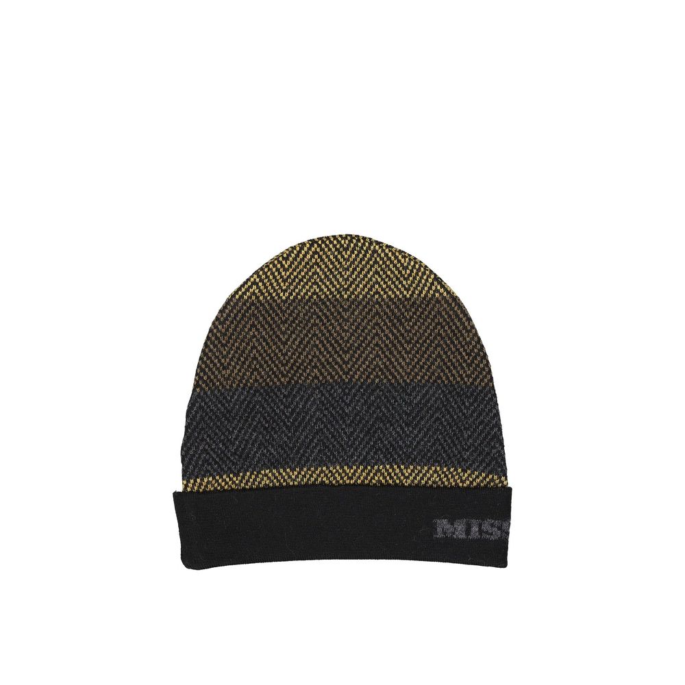Black Wool Beanie