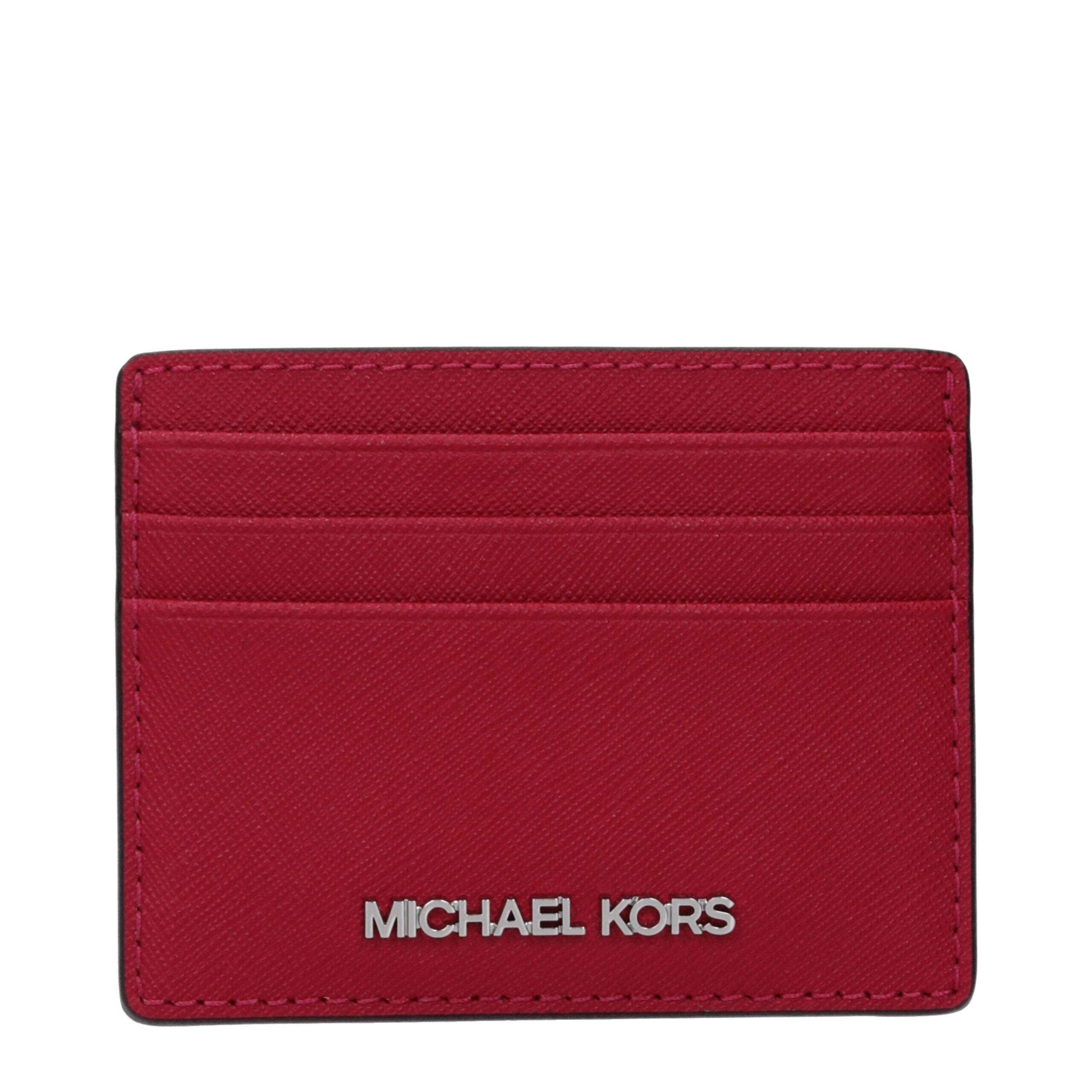Red Leather Cardholder