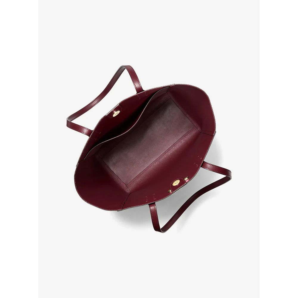 Multicolor Leather Tote Bag