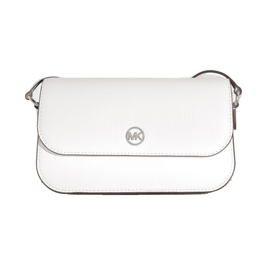 White Leather Crossbody Bag