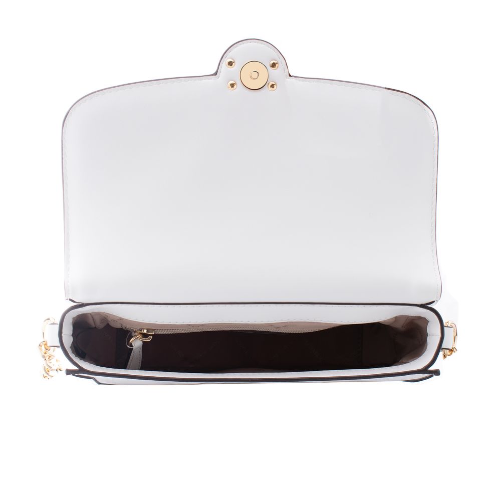 White Canvas Shoulder Bag