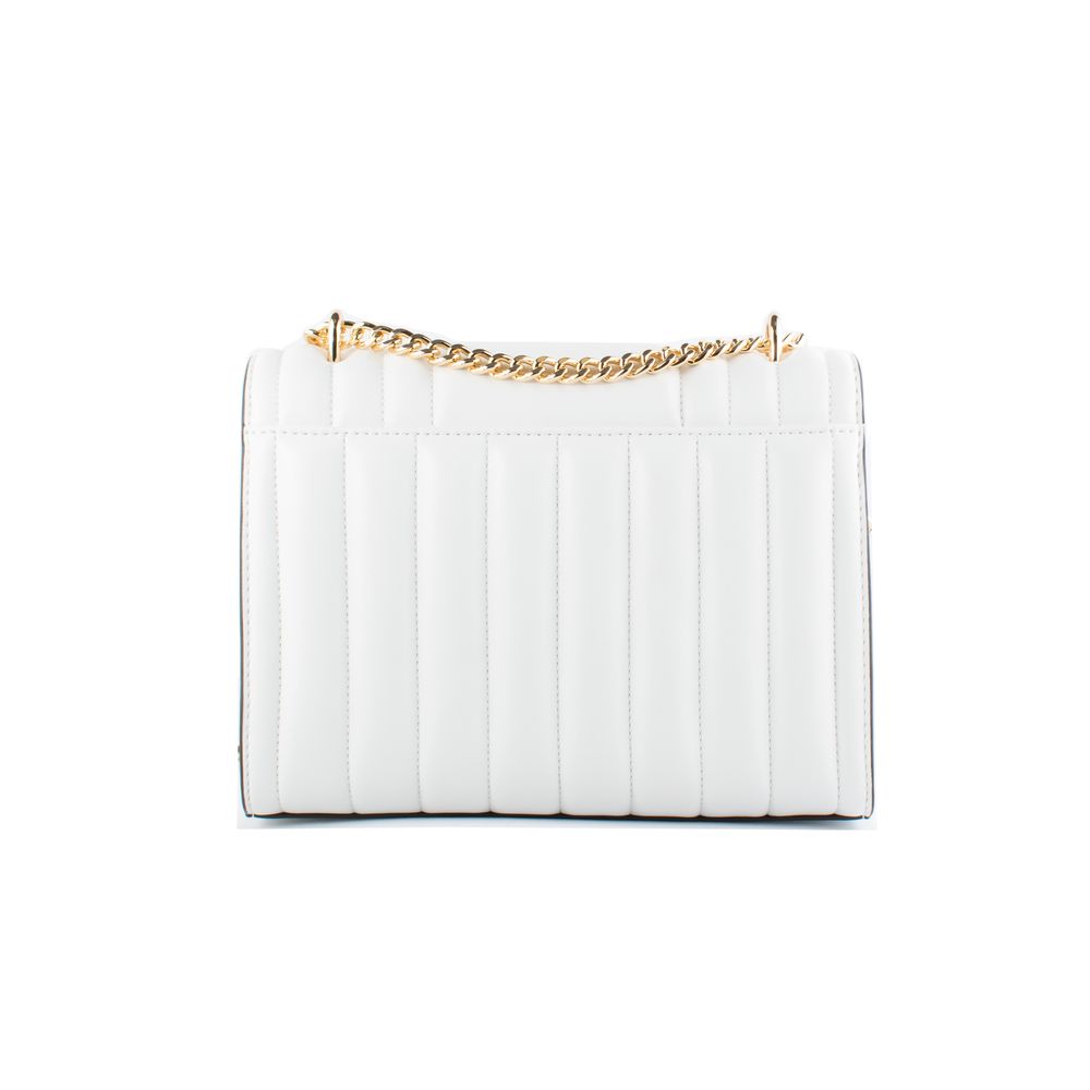 White Leather Shoulder Bag