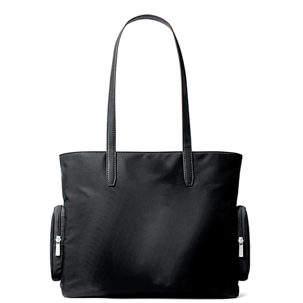 Black Nylon Tote Bag