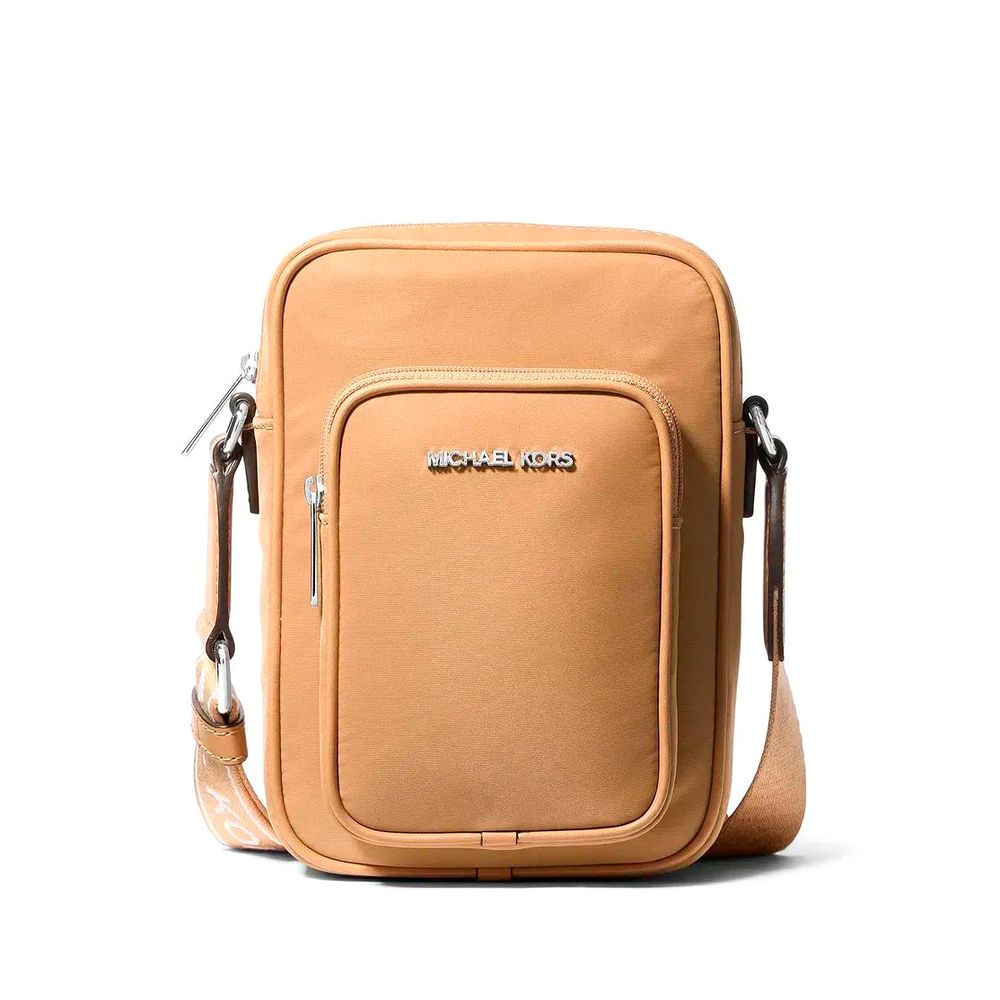 Brown Nylon Crossbody Bag