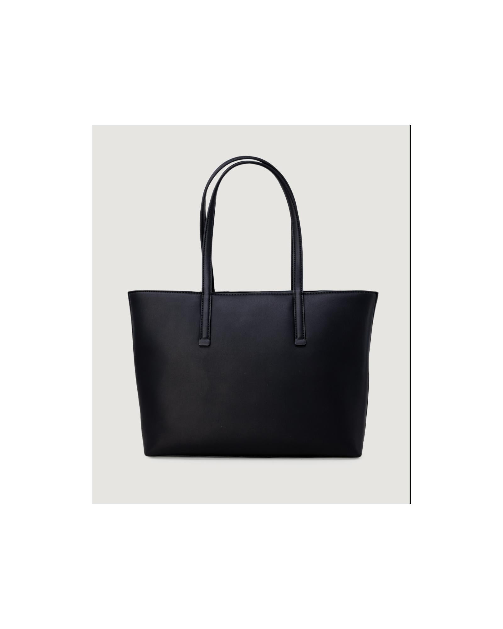 Black Leather Tote Bag