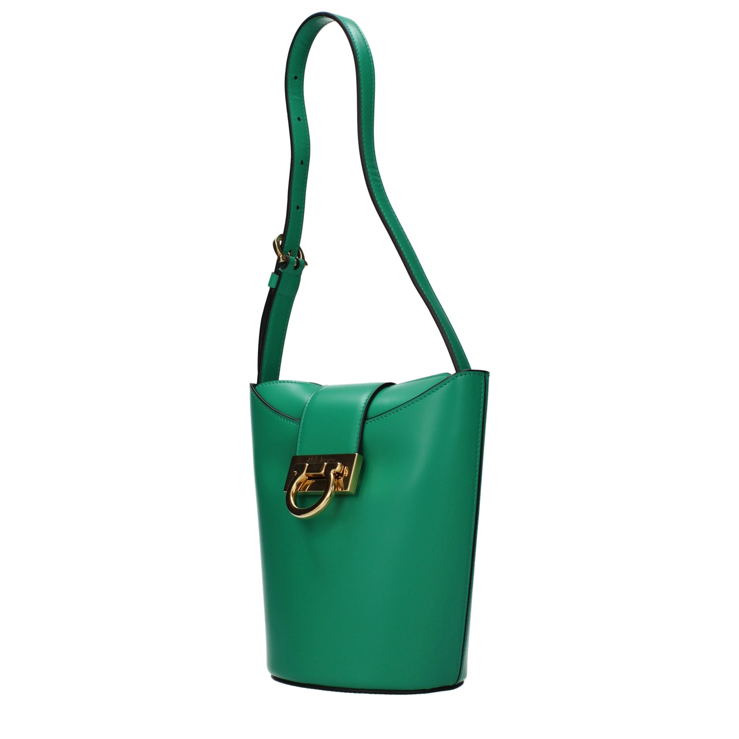 Green Leather Shoulder Bag