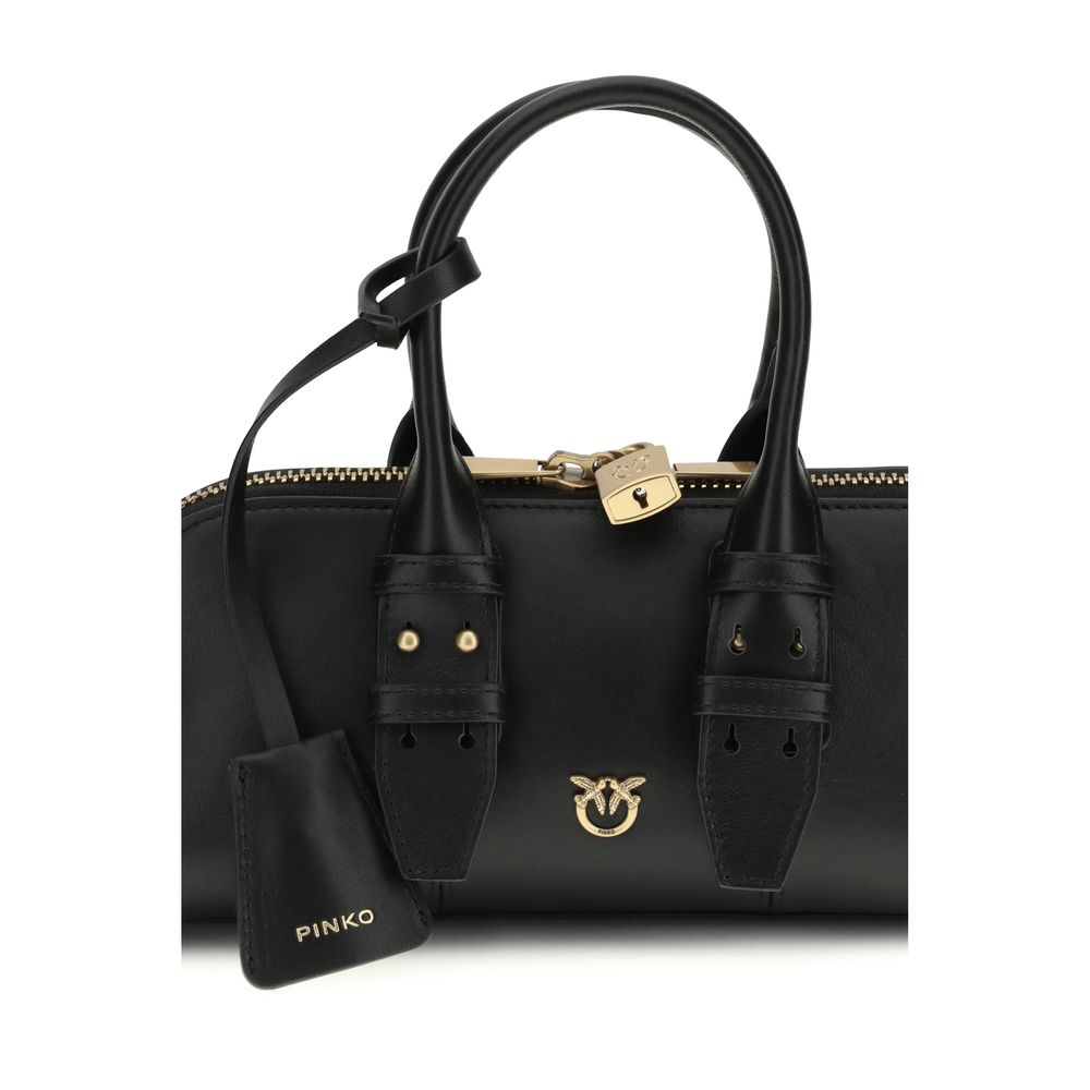 Black Calf Leather Bos Taurus Shoulder Bag