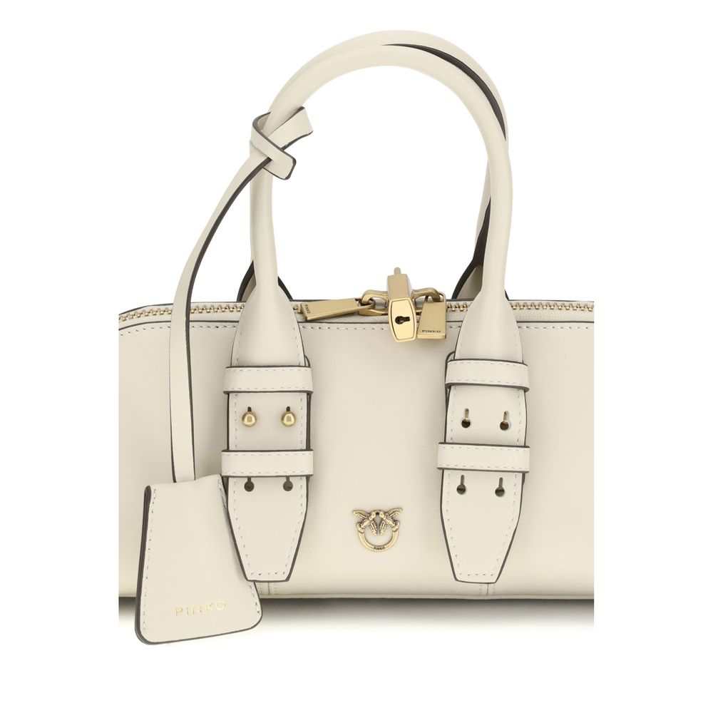 Cream Calf Leather Bos Taurus Shoulder Bag