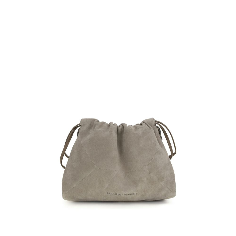 Gray Calf Leather Bos Taurus Shoulder Bag