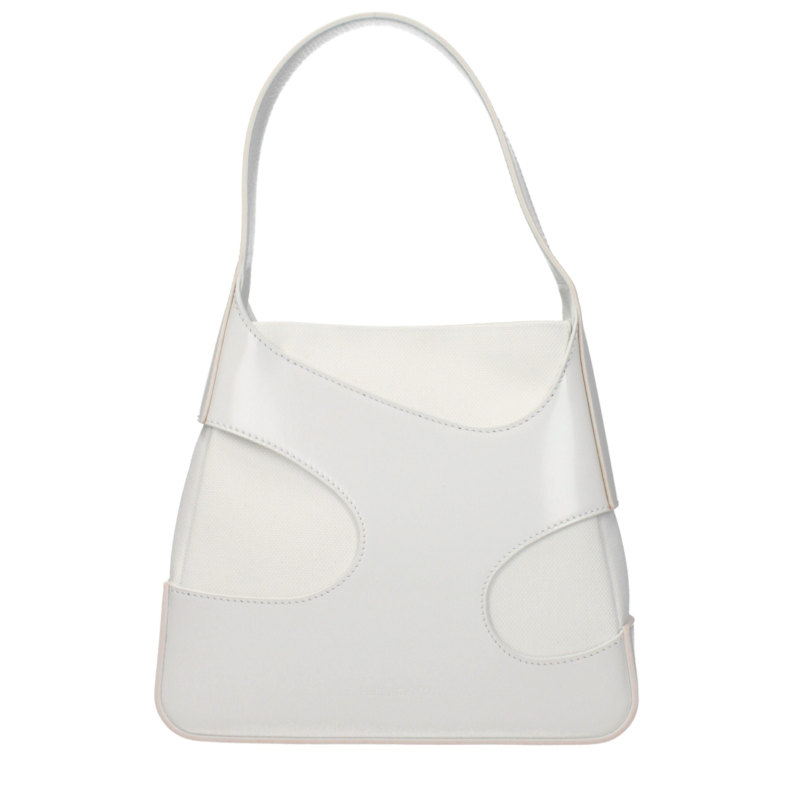 White Fabric Handbag