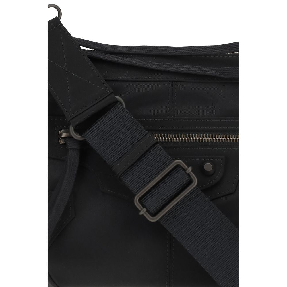 Black Polyamide Shoulder Bag