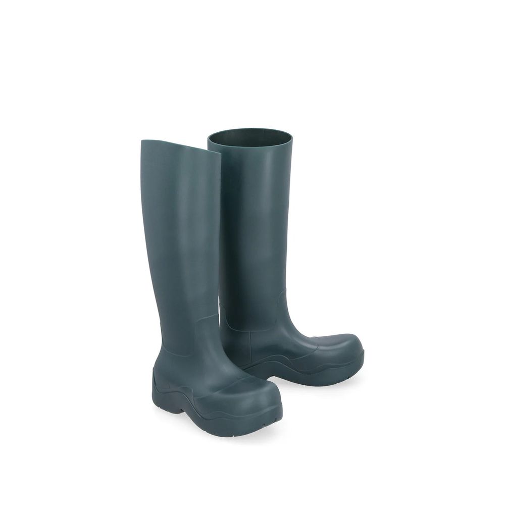 Bicolor Rubber Rain Boots