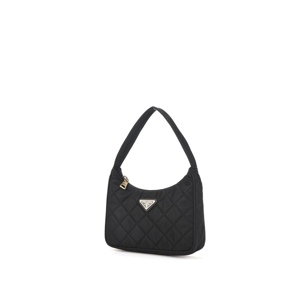Black Nylon Shoulder Bag
