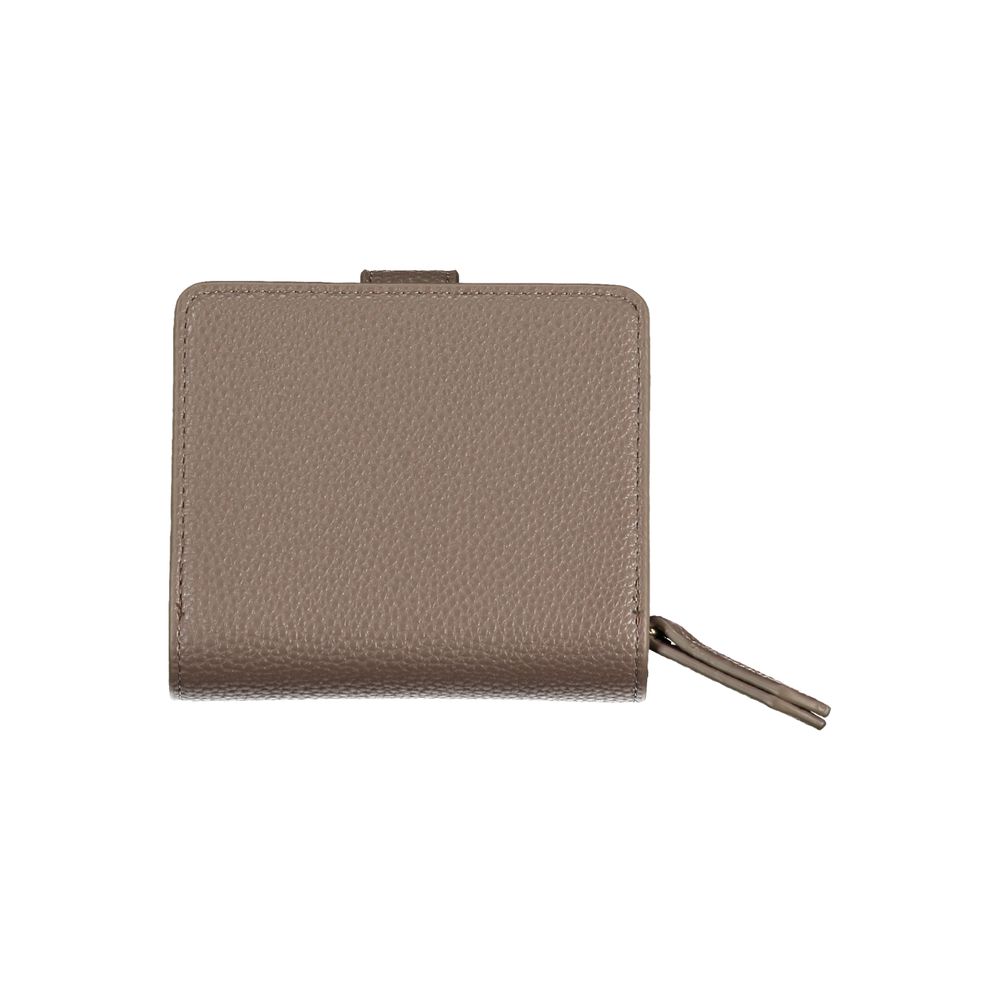 Marrone Polyurethane Women Wallet