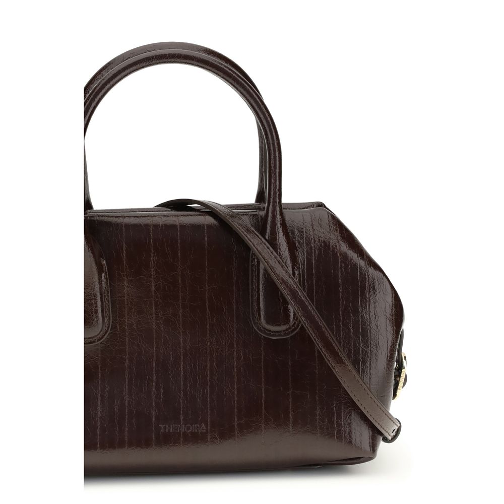 Brown Polyethylene Shoulder Bag