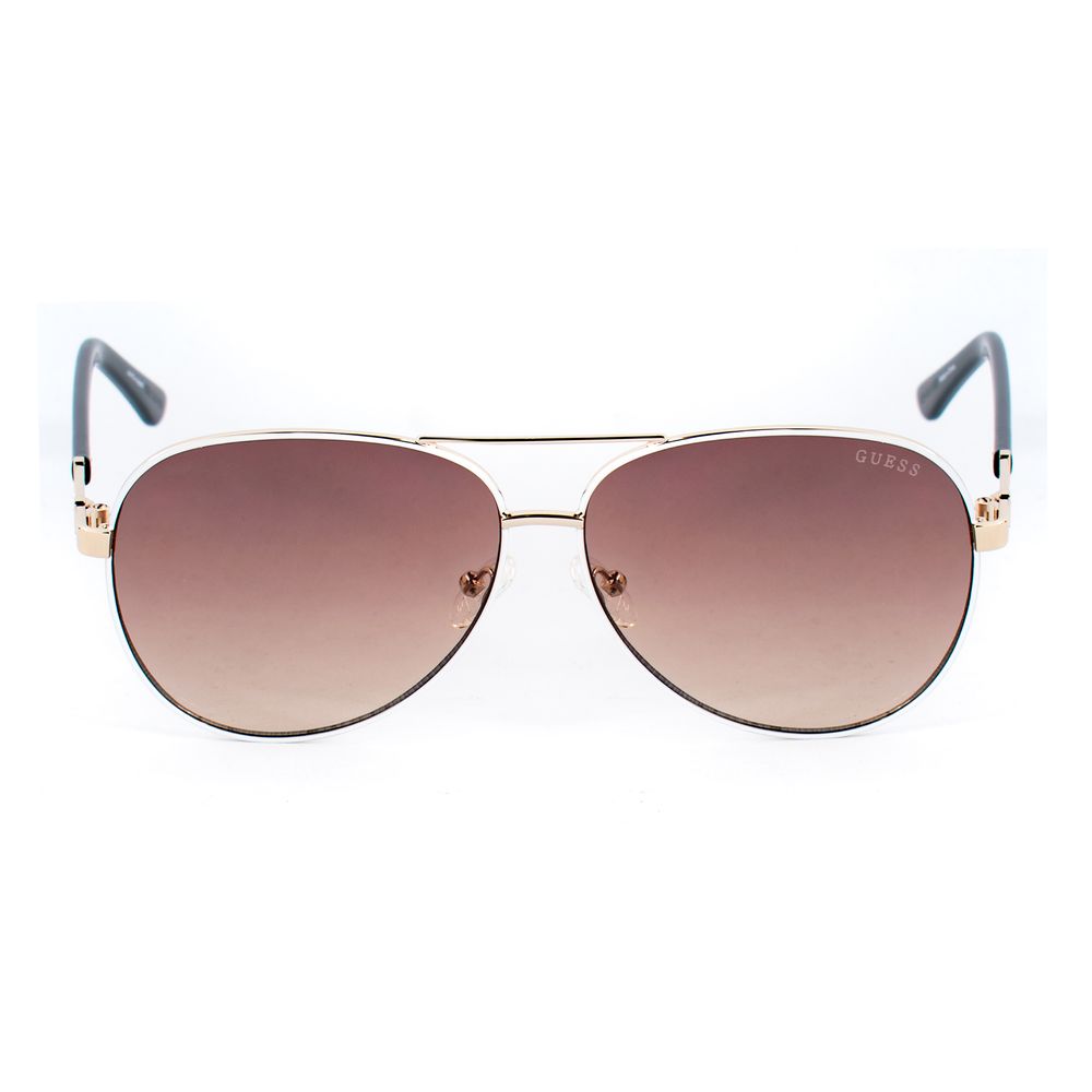White Metal Sunglasses