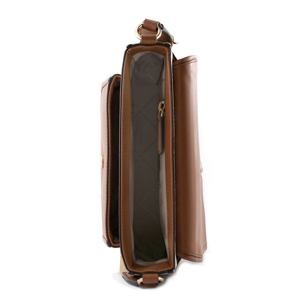 Béžová plátěná taška crossbody