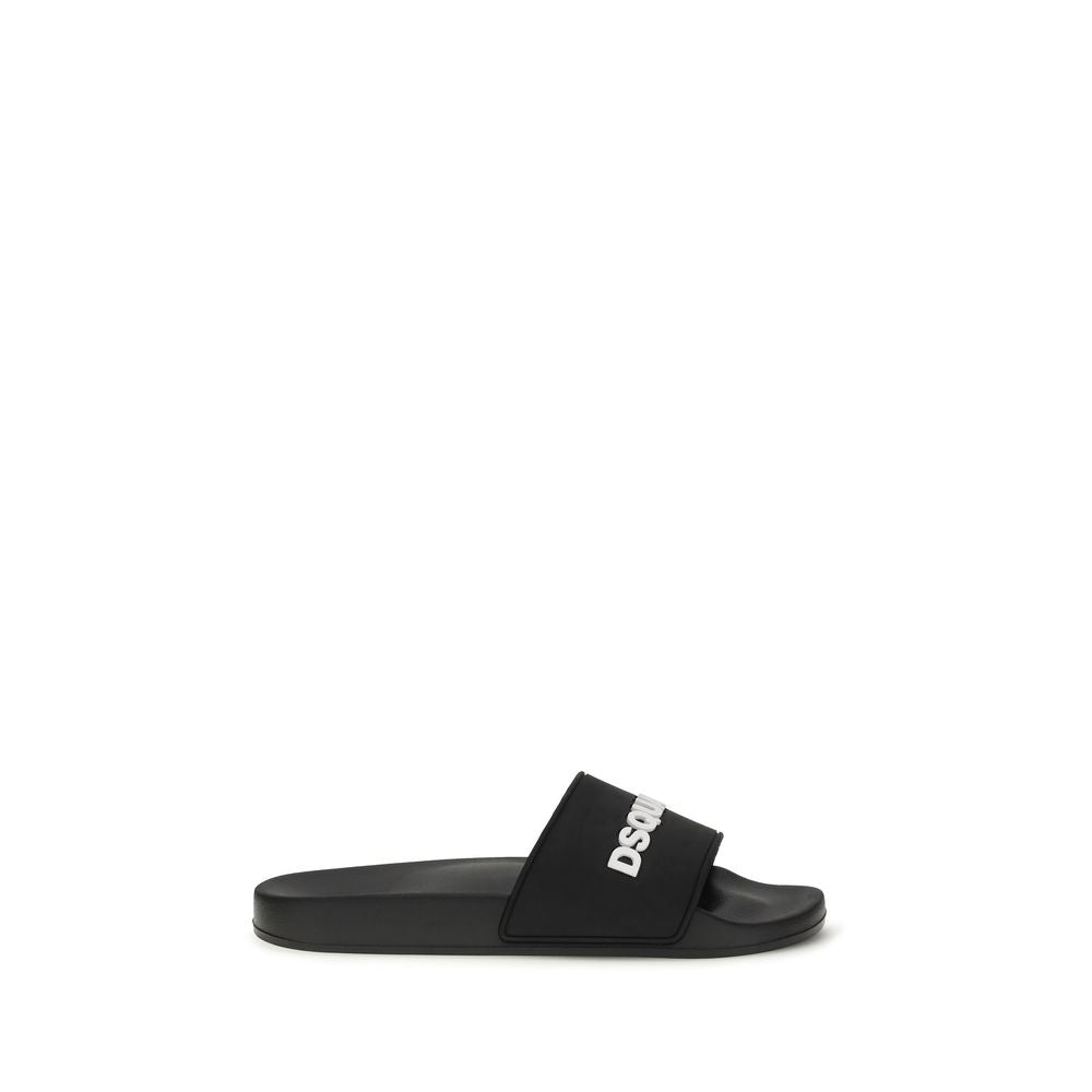 Black Rubber Sandals