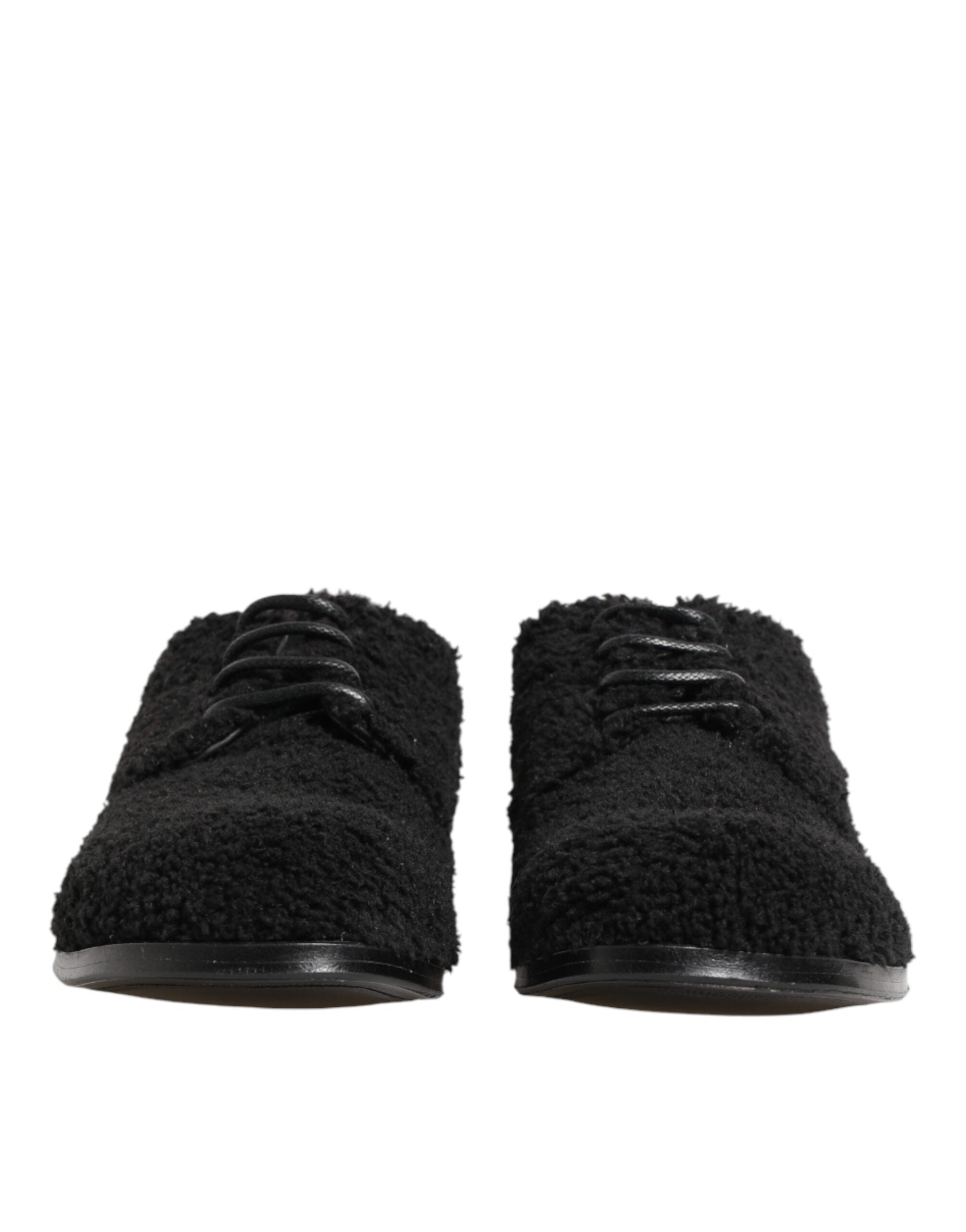Pánské černé šněrovací boty Riccio Shearling Derby