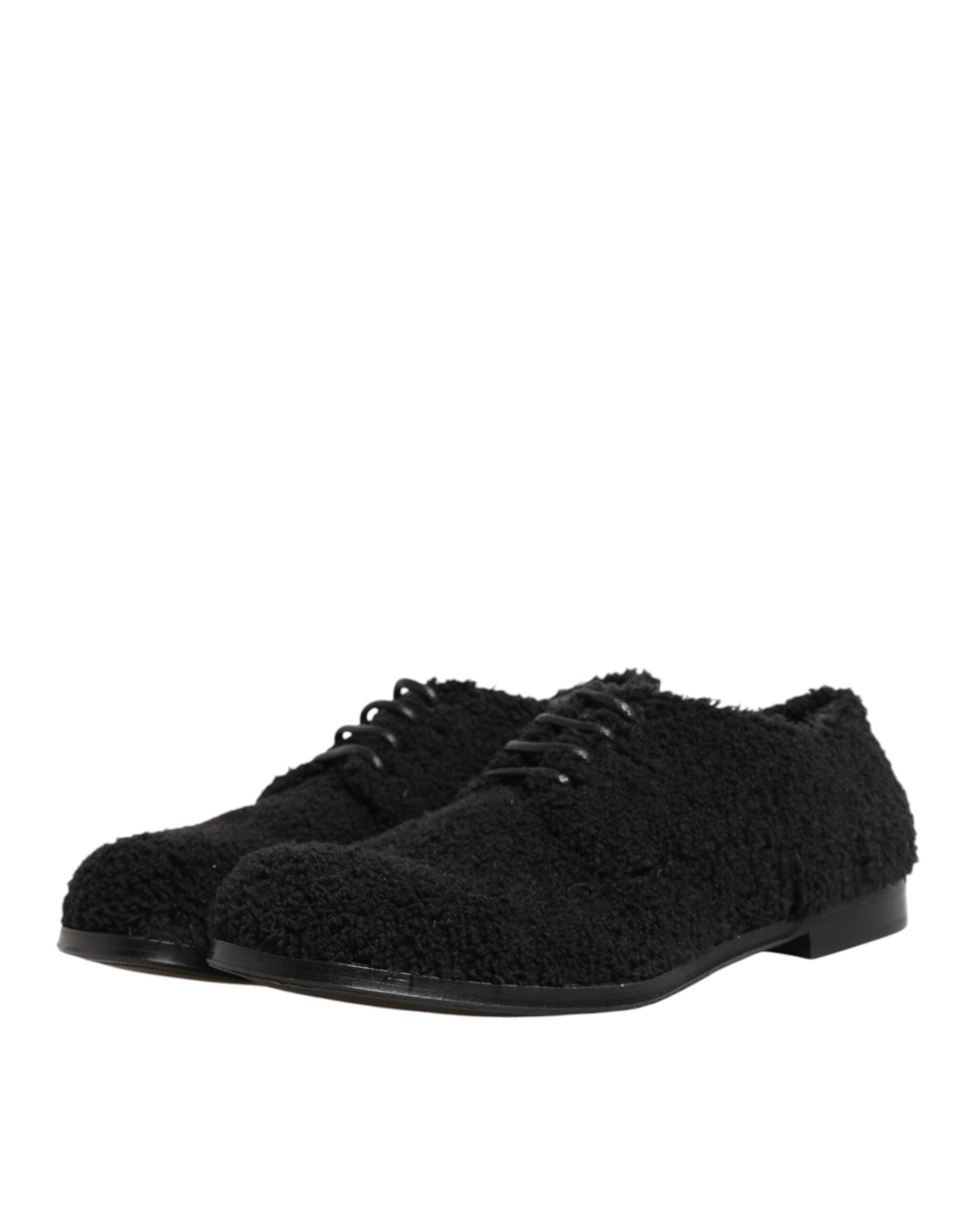 Pánské černé šněrovací boty Riccio Shearling Derby