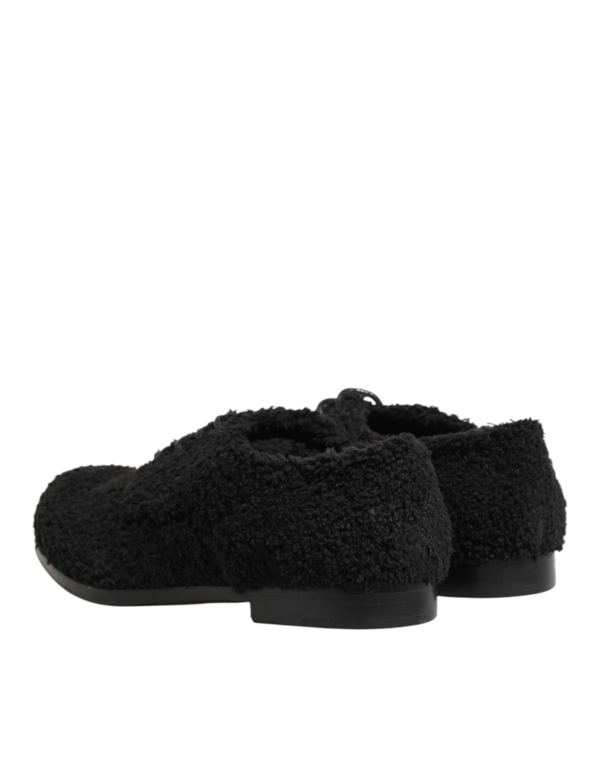 Pánské černé šněrovací boty Riccio Shearling Derby
