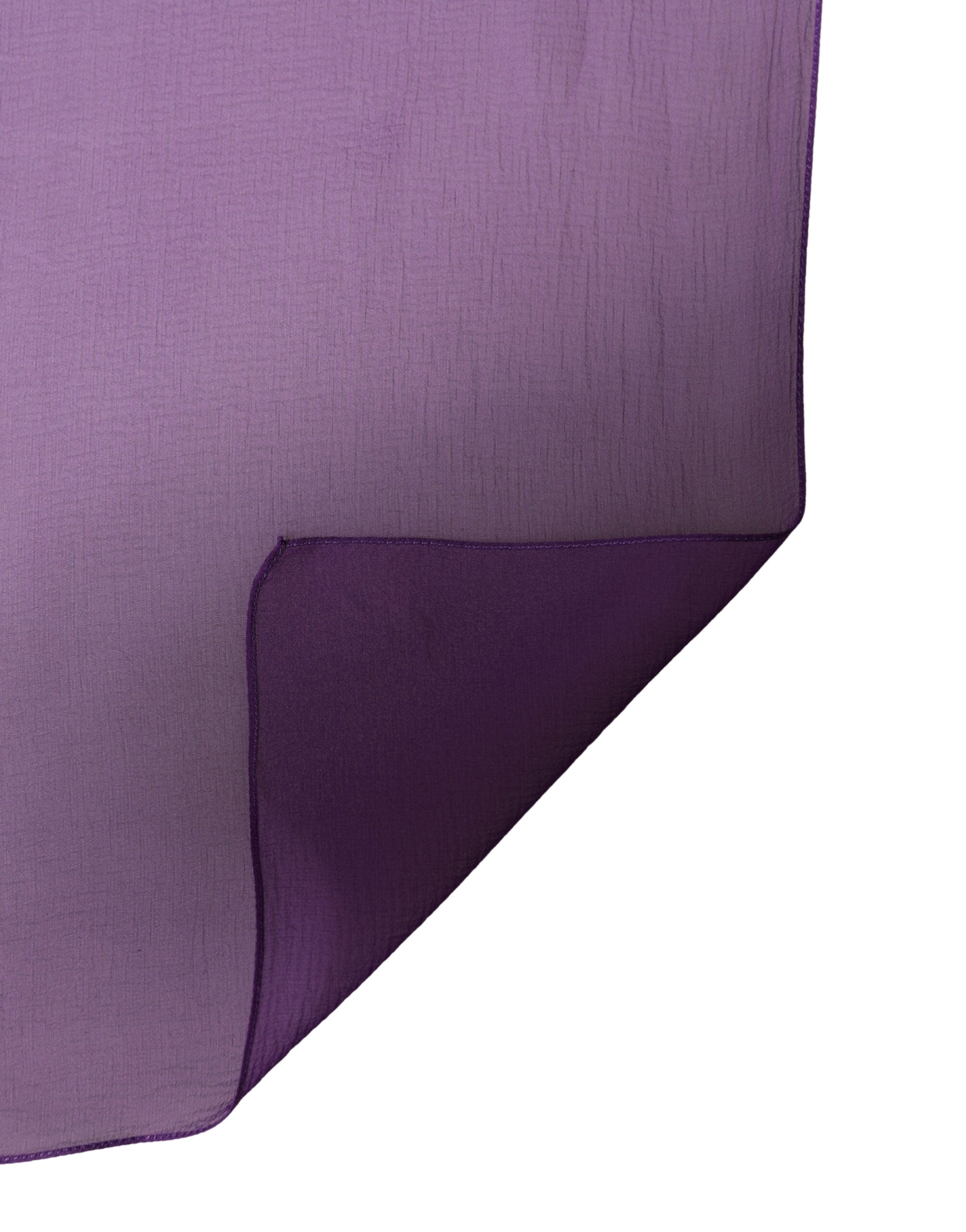 Fialový hedvábný nákrčník šál štóla 200cm x 134cm šátek
