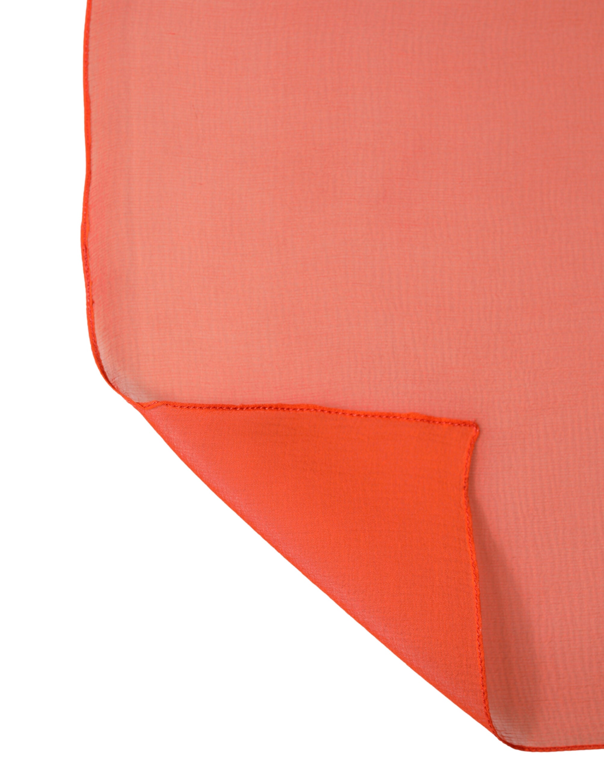 Zářivě červená hedvábná šála/foulard 132cm x 98cm