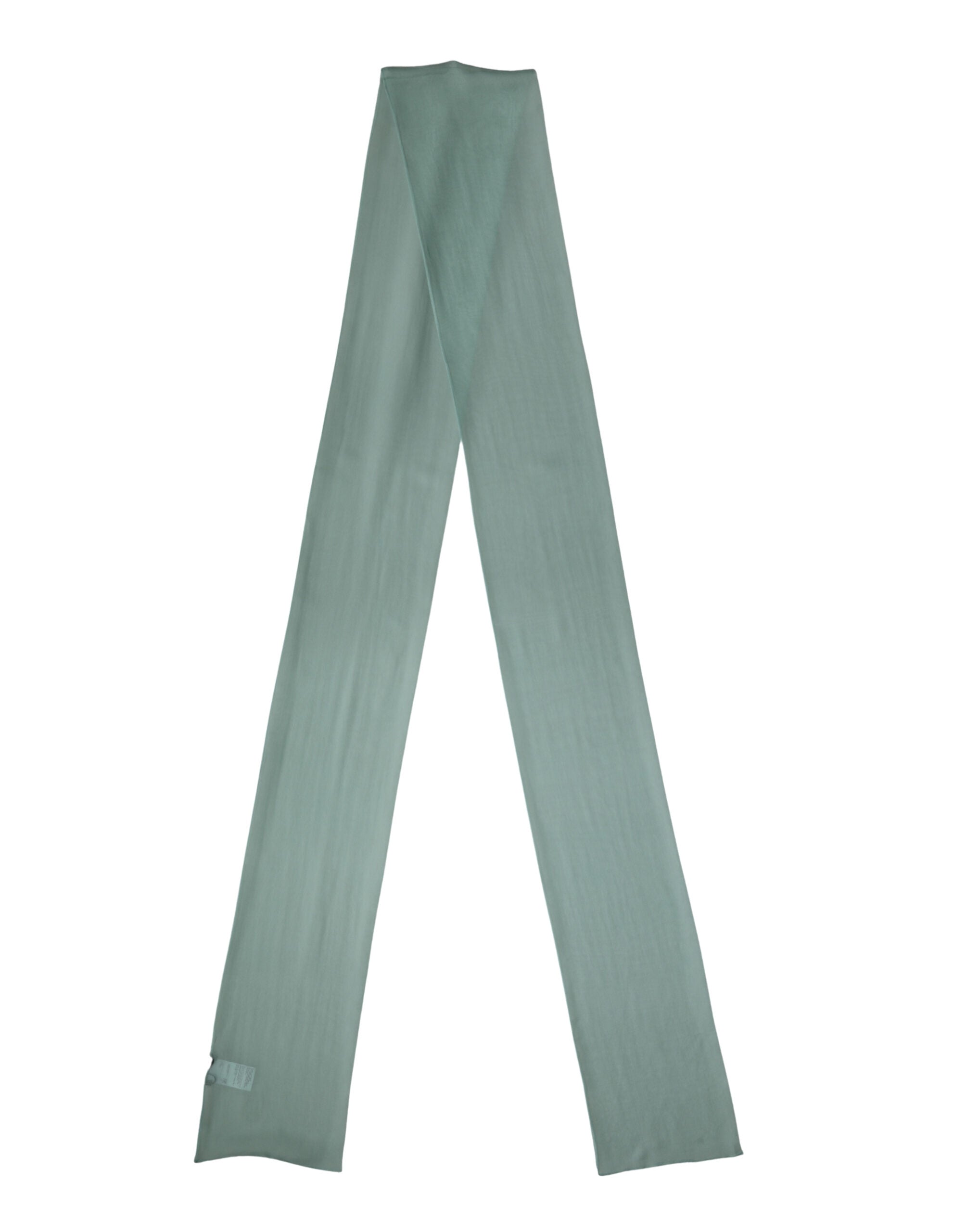 Šátek/štóla/šerpa z tyrkysového hedvábí 292cm x 19cm