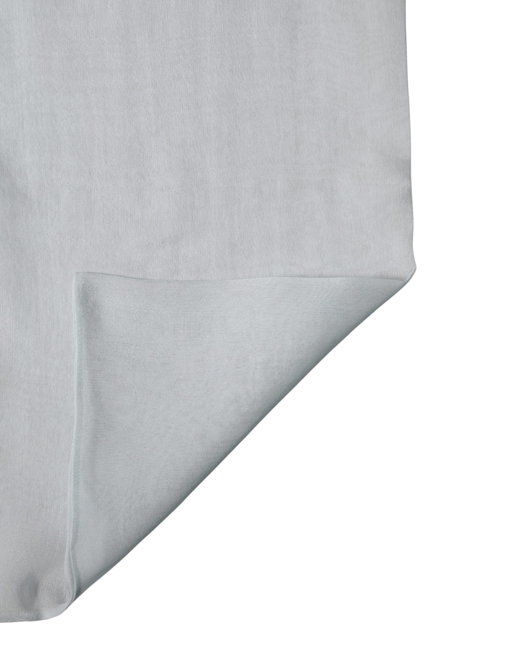Světle modrá hedvábná šerpa/zavinovací šála/foulard 294,5 cm x 19 cm