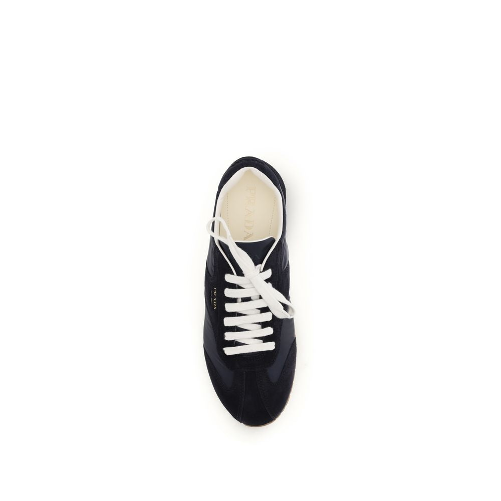 Blue Calf Leather Bos Taurus Athletic Sneakers