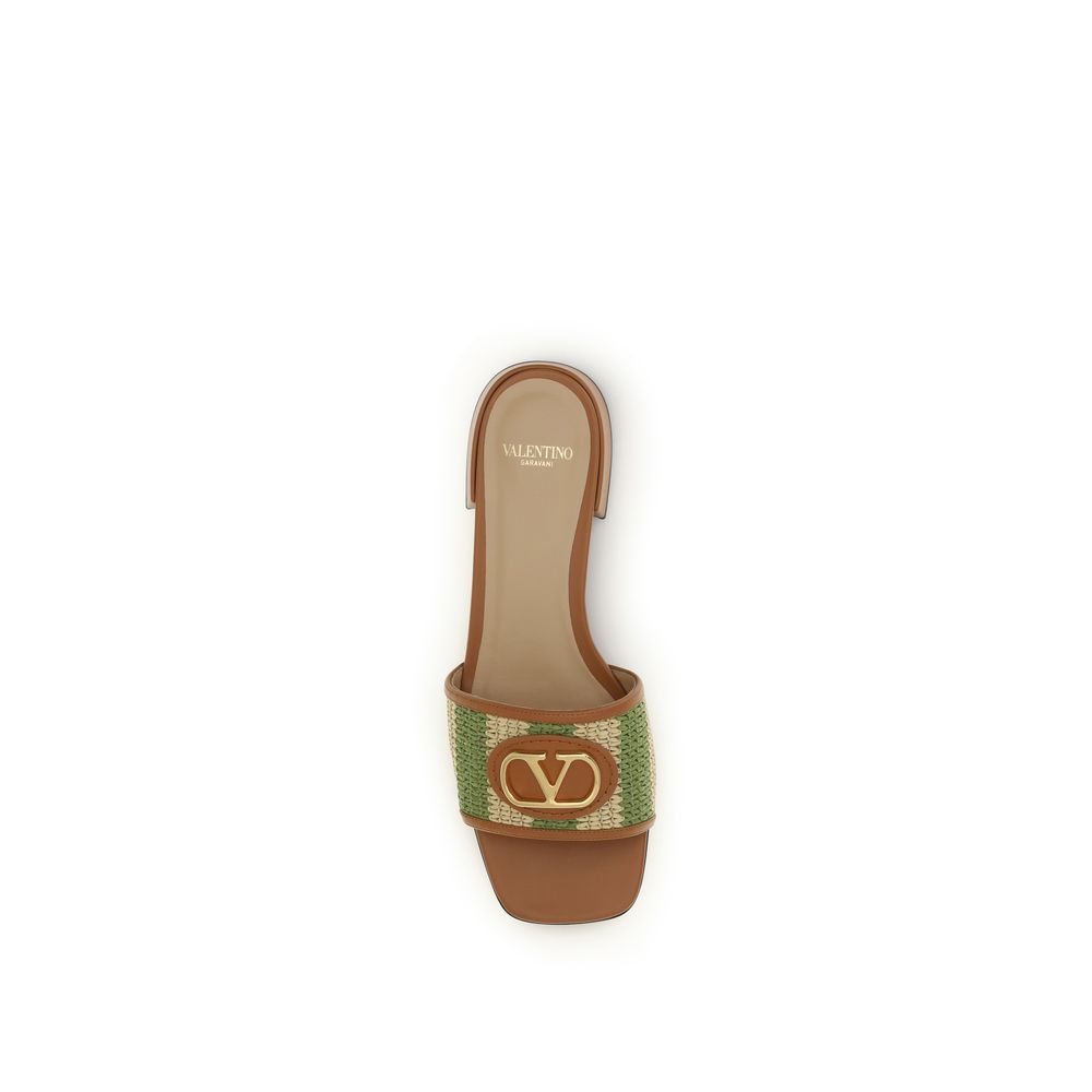 Multicolor Viscose Sandals